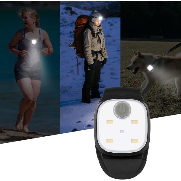 Mini löpljus, liten clip-on pannlampa, löpljus, clip Cap Light Lamp, Led Clip pannlampa för fiske, löpning, camping, vandring och klättring