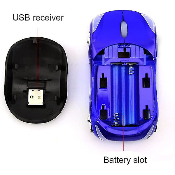 Hiiri 3D Auto Hiiri Ferrari Tietokoneen Oheislaitteet Luova USB Hiiri Monivärinen Valinnainen Blue