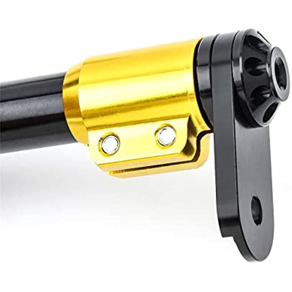 Hopfällbar cykel i aluminiumlegering lätt hjul förlängningsstång för hopfällbar cykel bakre rack montering cykling teleskopisk stång svart