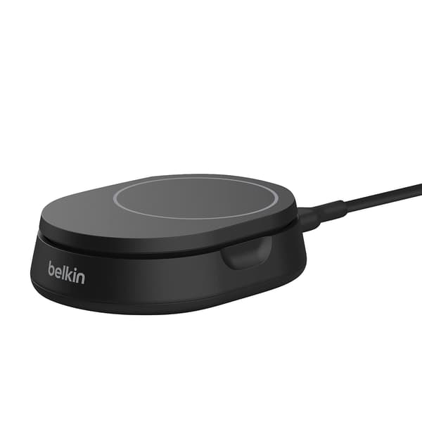 Trådløs lader Qi2 15W med stativ Black