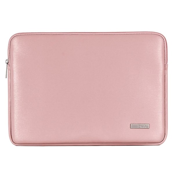 För MacBook Pro 11" 12" 14" case , stor anti-scratch PU-läder bärbar PC-fodral Pink For 11 inch Laptop