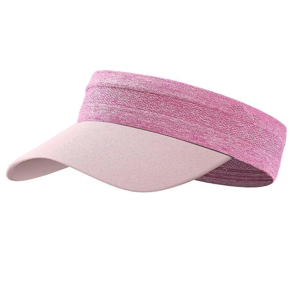 Sztxj Dam Sommar Sport Solskärm Golf Tennis Baseball Tom Cap Utomhushatt Rosa