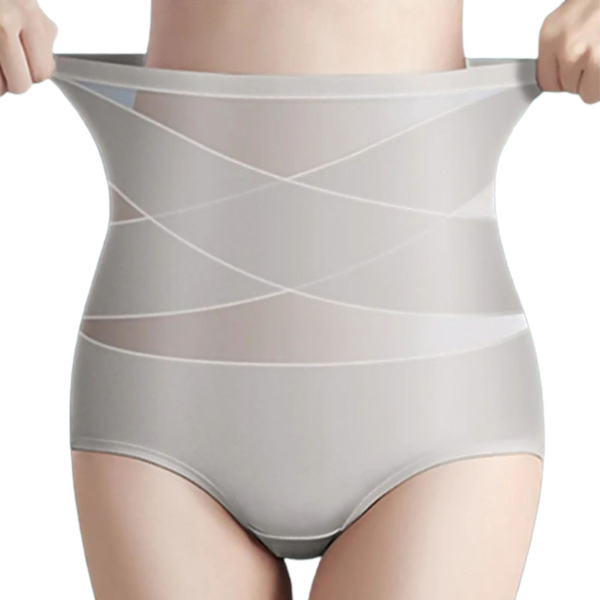 Kvinnors Butts Lifter Shapewear Hög Midja Tummys Kontroll Body Shaper Trosor XL Gray