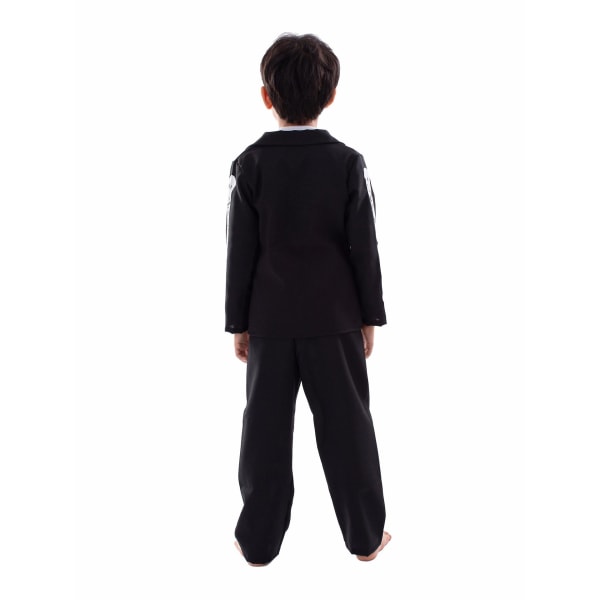 Halloween Skjelettkostyme for barn, Halloween Skjelett Cosplay Kostyme for fest Boys M