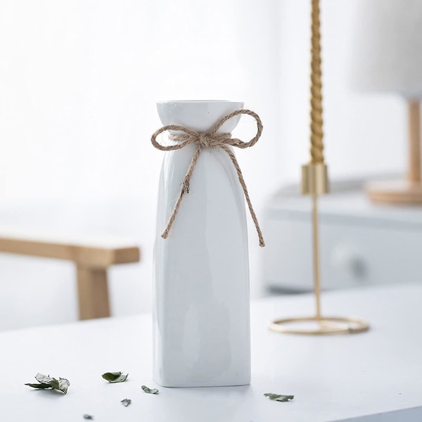 Keramisk blomvas, handgjord blomkruka - minimalistisk stil, dekorativ blomkruka för C