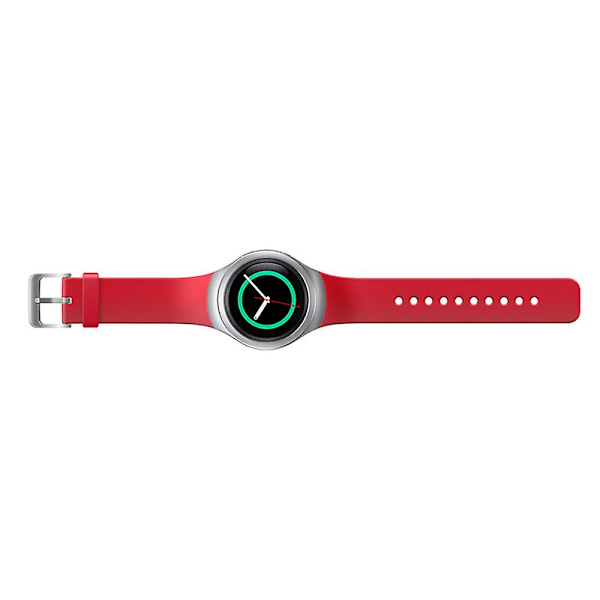 Hvid Fantek rem til Samsung Gear S2 - Sporty blød silikone udskiftningsrem, der kun fungerer til Samsung Gear S2 Smart Watch Sm-r720 Sm-r730 versionen