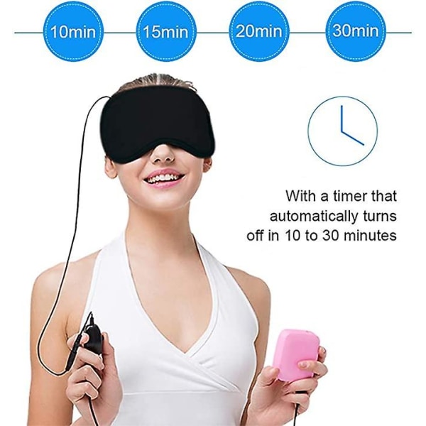 Uppvärmd ögonmask, Usb ångögmask för att lindra ögonstress