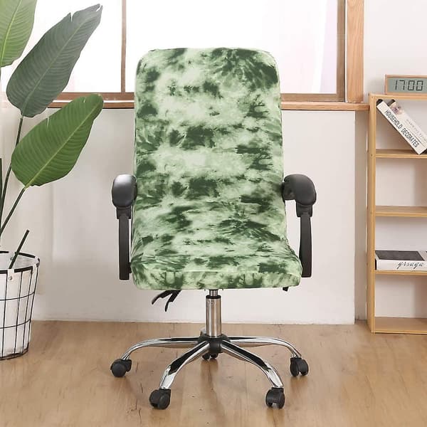 Kontorstoltrekk Universal Stretch Mikrofiber Vaskbart Kontorstoltrekk Trykt
