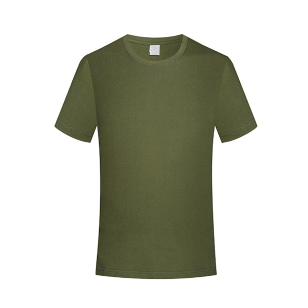 Oversized par kortærmet T-shirt løs og åndbar top til pige kvinde mor kæreste M Army Green