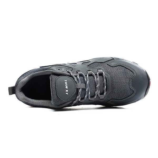 Herre Dame Tursko Lav Ankel Sneakers For Utendørs Stier Trekking Gåing 3D231 Gray EU 46