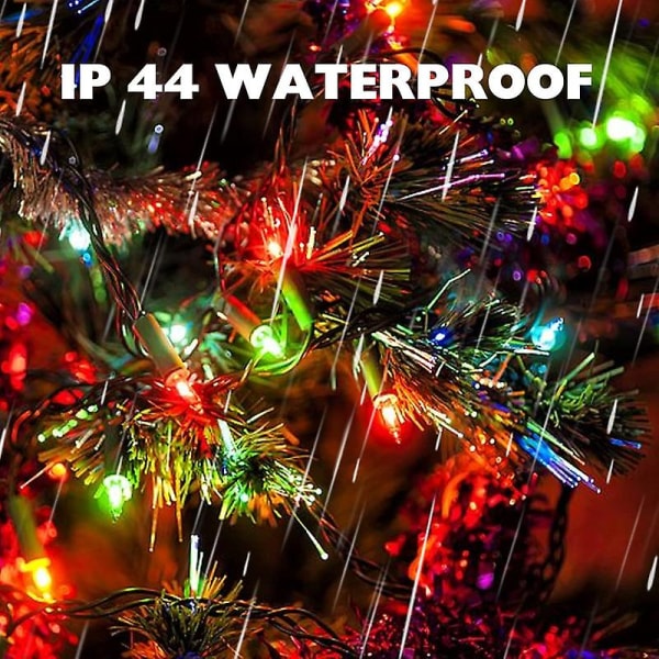 Juleminilykter, 50 LED-lys med UL-sertifisering Colorful