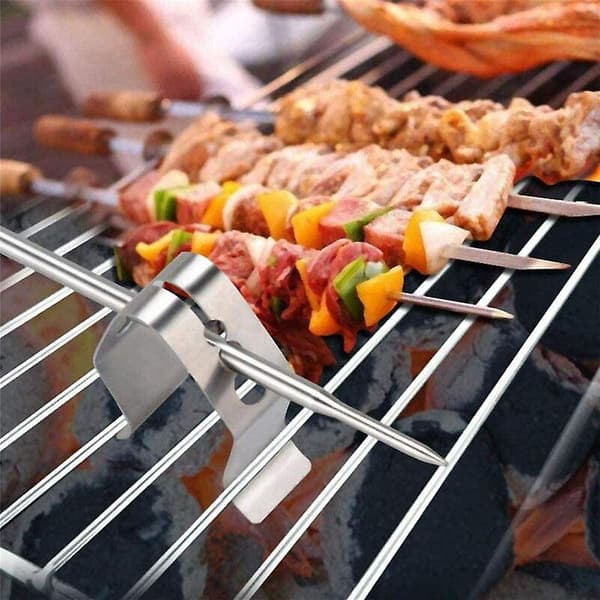 Probe Clip Holder, 3 stk. Termometerholder i rustfrit stål, BBQ Temperatur Clip til BBQ
