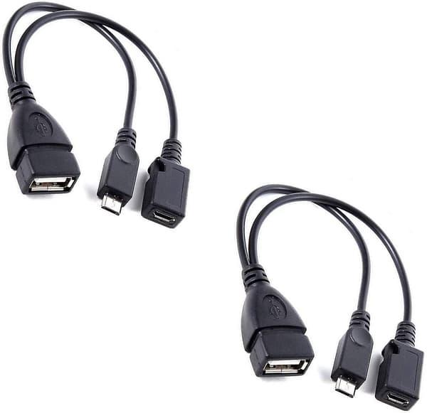 Tablet PC Mobiltelefon Extern U Disk Kortläsare Anslutningskabel 2 Pack