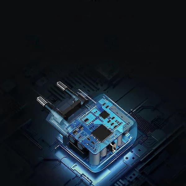 USB-C 25W PD telefonoplader + USB-C kabel 2m sort