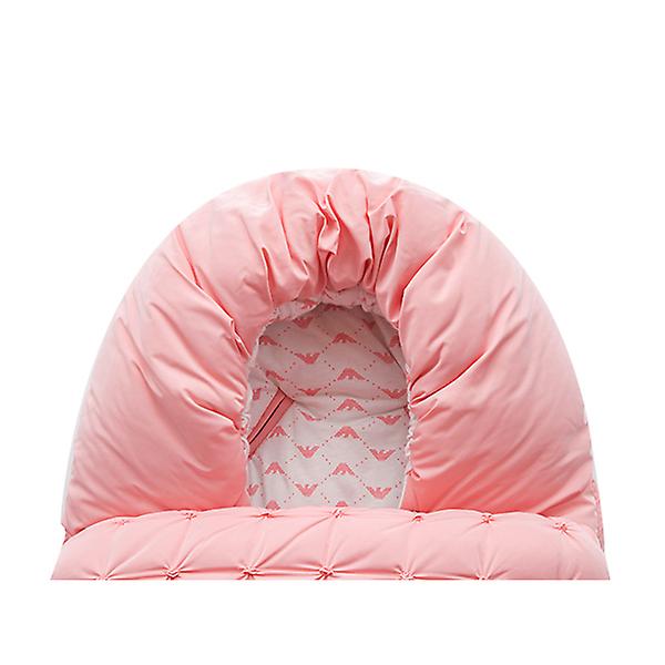 Babysvaddla filt barnvagnsomslag, mjuk fleece varm filt nyfödd sovsäck Pink 90cm