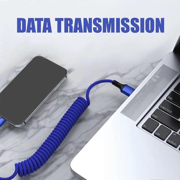 Micro USB Hurtig Opladning Data Sort/ Blå/ Grøn/ Pink/ Rød Opladningsdatakabel Micro USB TPU Datakabel