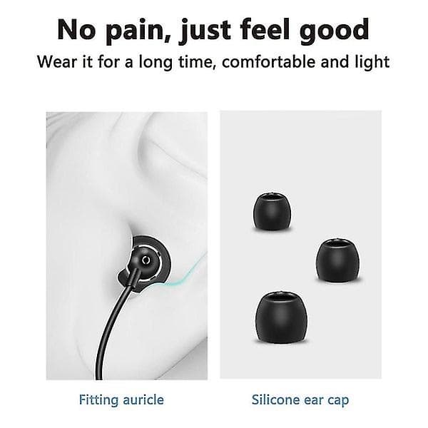 Langalliset nappikuulokkeet iPhone-puhelimille black