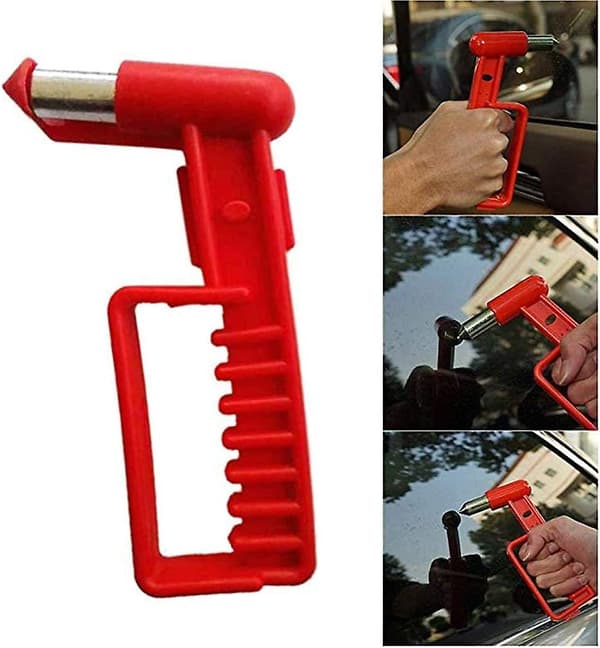 Bilhammer Bilsikkerhedshammer Bilrude Knuser Hammer