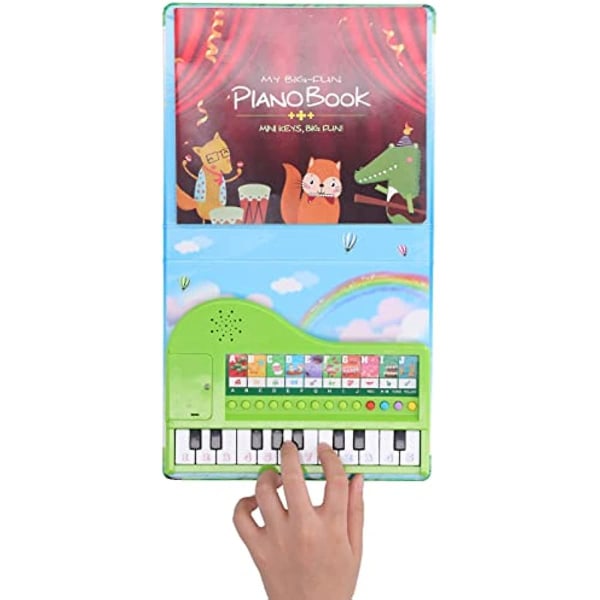 Barn Piano Leksaksbok Utbildningsinspelningsfunktion Piano Leksaksbok Barn Musikleksak Present för pojkar Flickor Tidig utbildning Pusselleksaker