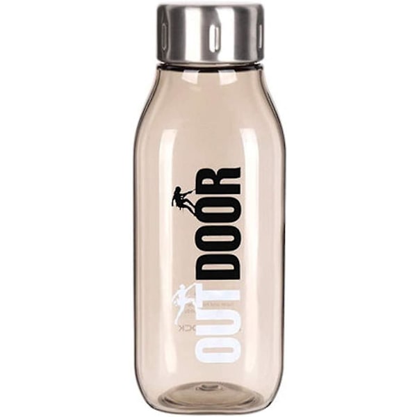 Vandkop Vandflaske, 580/900 ml BPA-fri Plastik Vandflasker, Med Låg Vandkop (farve : Orange, Størrelse : 900ml)