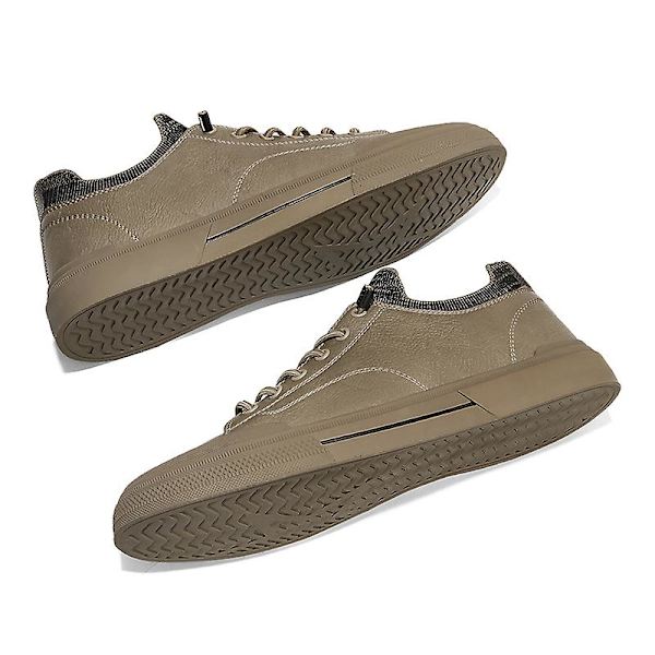 Herr Casual Skor Högkvalitativa Läderskor Frdb21611 Brown EU 41