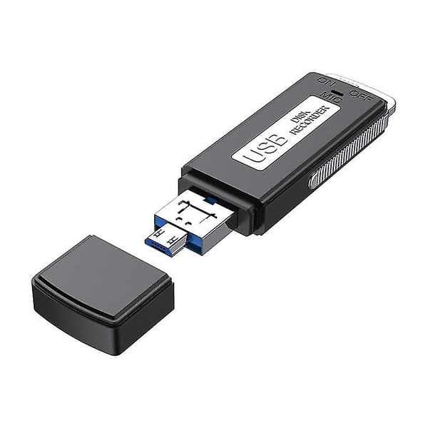8 GB Digital Opptaker, USB Diktering, U Disk Opptaker 2 I 1