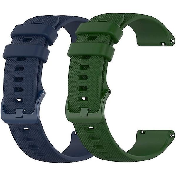 Galaxy Watch 3 41mm silikonirannekkeet, Samsung Galaxy Watch Active 2 44mm urheilurannekkeet miehille ja naisille, 20mm korvaava ranneke Samsung Gear Sport/Galaxy -kelloille