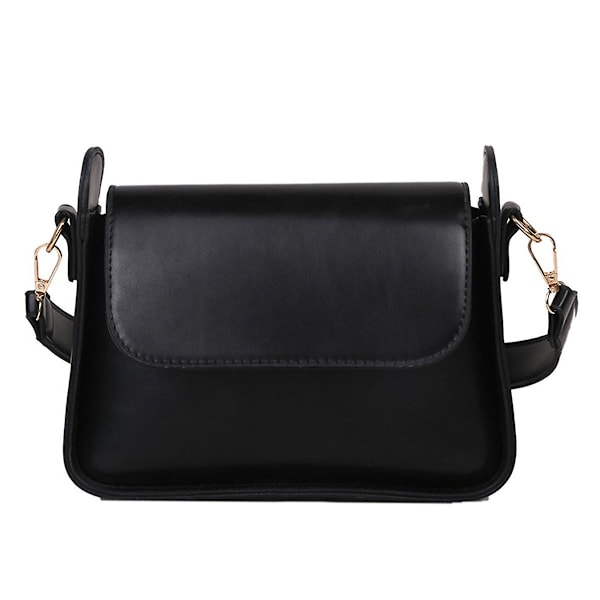 Dametaske med stor kapacitet, skuldertaske, messenger taske og clutch taske, der er egnet til pendling til arbejde black