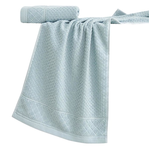 Ribbestrikkede vaskekluter, 100% bomull, hurtigtørkende, myke og absorberende ansiktsvaskehåndklær, 4 stk - 34*74cm Light green