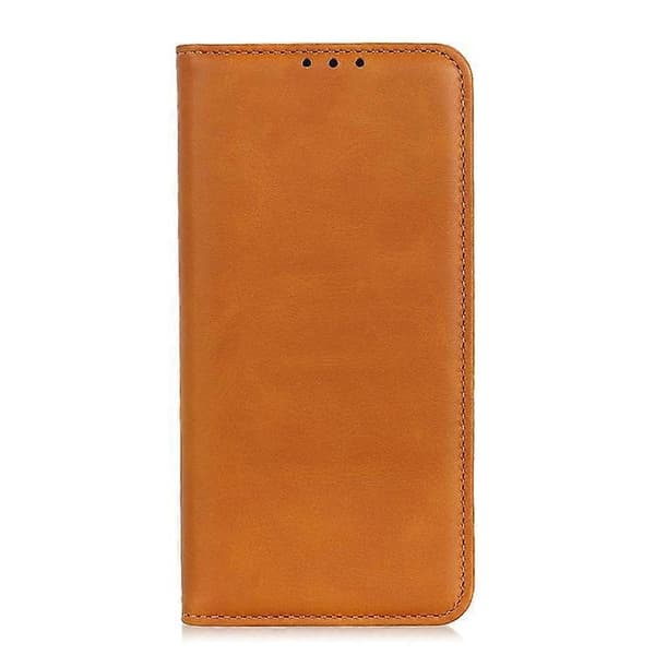 Auto-absorberende Split Læder Cover Kompatibelt til Samsung Galaxy S21 5G Brown