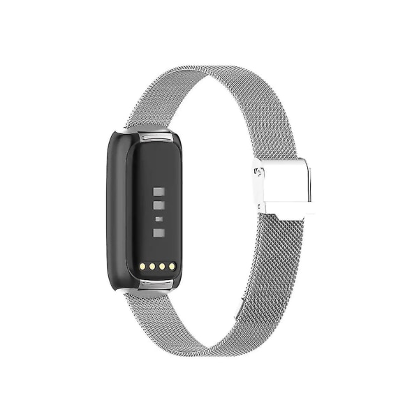 För Fitbit Luxe Clip-on Metal Watch Band