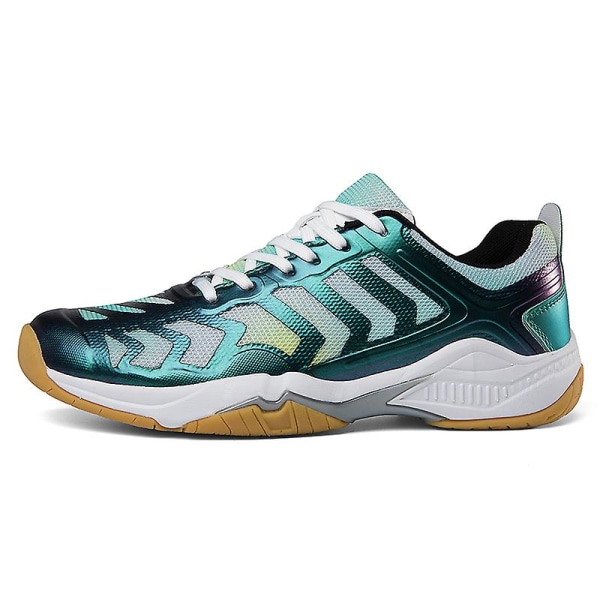 Lätta sneakers för män och kvinnor, lämpliga för inomhusbanor, badminton, 3Dw66 Green EU 38