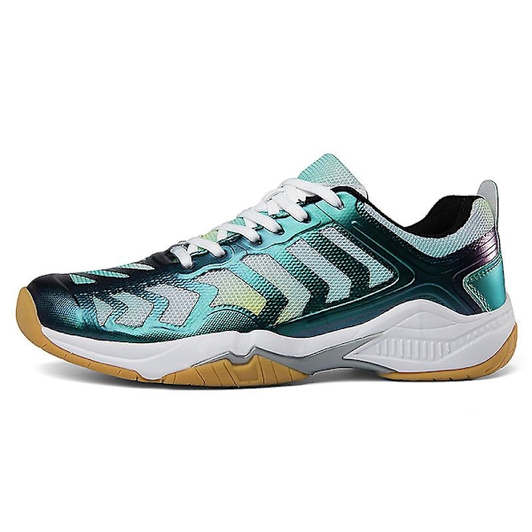Lätta sneakers för män och kvinnor, lämpliga för inomhusbanor, badminton, 3Dw66 Green EU 41