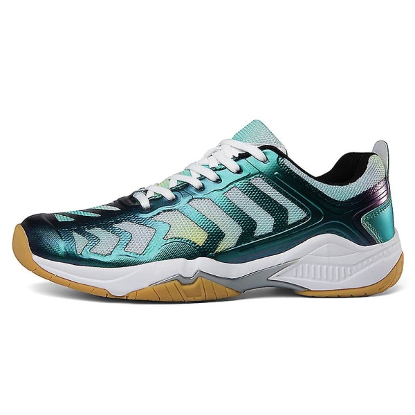 Lett Sneakers for Menn og Kvinner - Mote-sko for Innendørsbane - Egnet for Badminton 3Dw66 Green EU 36