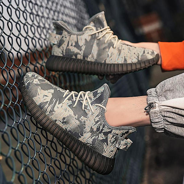 Herr Sneakers Halkfria Kokosnötsskor Löparskor LightBrown EU 44