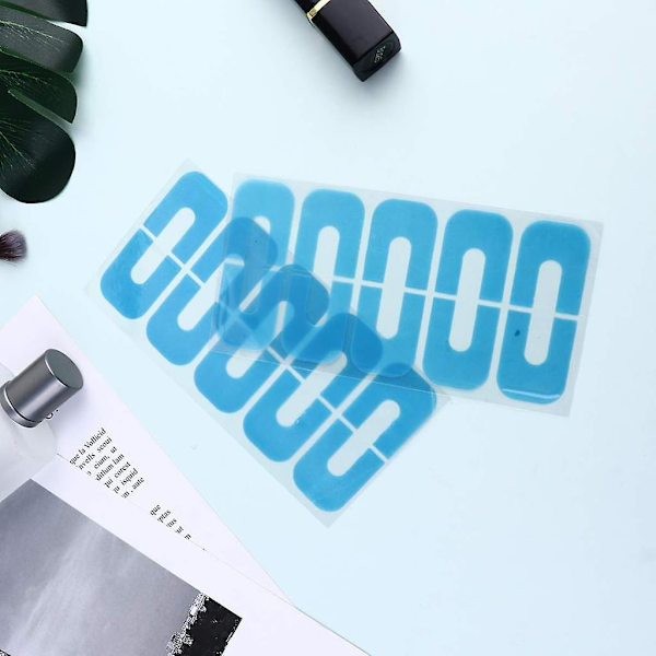 Nagellack Stencil, Peel Off Sticker Tape Manikyr Anti Overflow Förpackning Nagelskydd U-Form Tejp För Nagelkonst Målning Gradering Stämpling