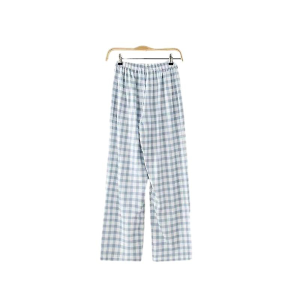 Dam Pyjamasbyxor, Casual Långa Pyjamas Loungebyxor Med Ficka Grey XL