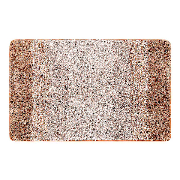 Luksus Badeværelsesmåtte, Ekstra Bløde og Absorberende Mikrofiber Bademåtter, Skridsikker Plysset Bademåtte, Maskinvask Tør, Bademåtter Til Badeværelse Fl brown 45x65cm