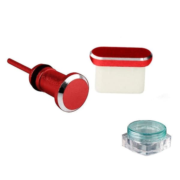 Typ C Anti-dammskydd Set USB Typ-C Port och 3,5mm grey
