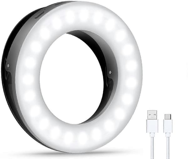 Selfie Lys Mobiltelefon Ringlys 40 LED Ringlys med