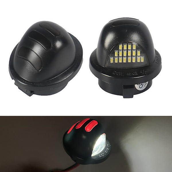 Picca F150 Nummerpladelys Rødt Og Hvidt Lys To-farvet F250 F350 Led Nummerpladelys