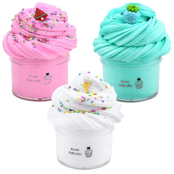 Reducerat tryck mjuk lera stressavlastning barn lerleksak Random 3pcs