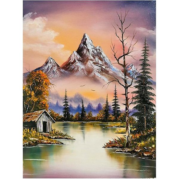 5D Timanttimaalaus Maisemasarja 30x40cm tyyli 18