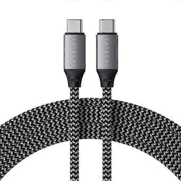 100W USB-C till USB-C Kabel, Grå