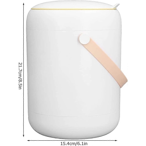Bærbar Vaskemaskine, Vaskemaskine og Centrifuge, Mini Vaskemaskine, Intelligent Undertøjsvaskemaskine 3L Kapacitet