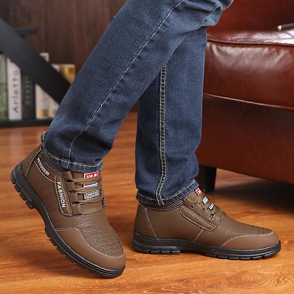 Herre Business Casual Bjergbestigning Bomuldssko Fr9701 Brown EU 41