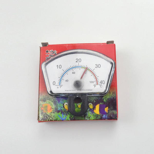 Akvarium Termometer Pointer Akvarietemperatur Måler Sugekopp Senkbar