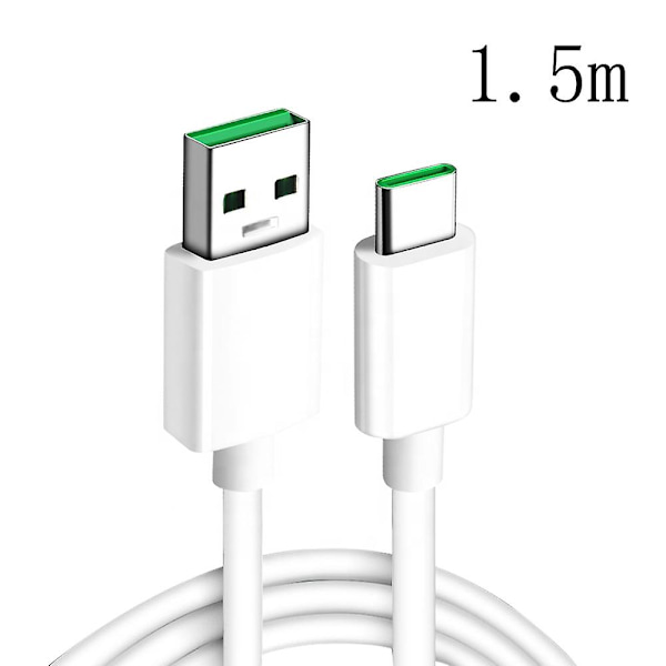 USB til Type-C Ladekabel, Kabellengde: 1.5m