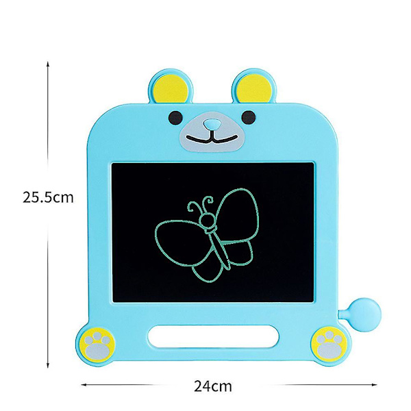 Pyyhittävä Uudelleenkäytettävä LCD-tabletti Joululahja H blue style1