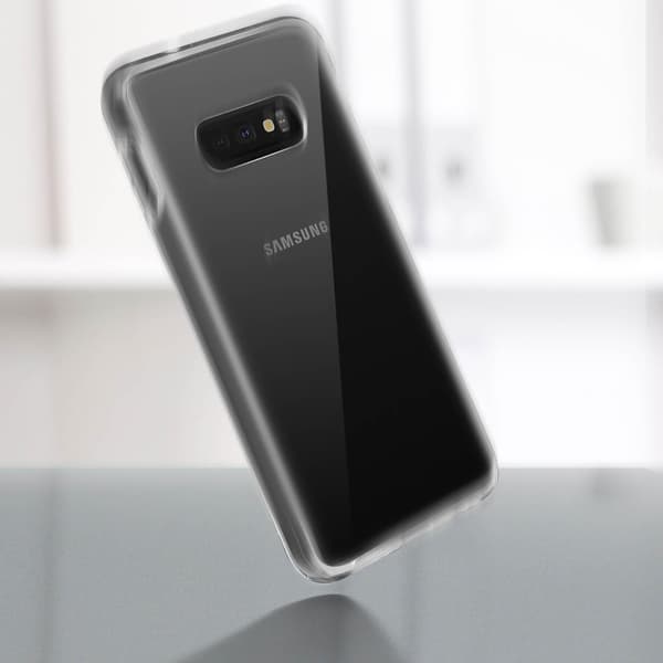 360 Cover til Galaxy S10e Fleksibel Front & Stiv Bagside - Transparent